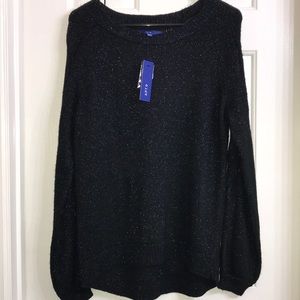 Apt. 9 Oversized Sweater with Metallics